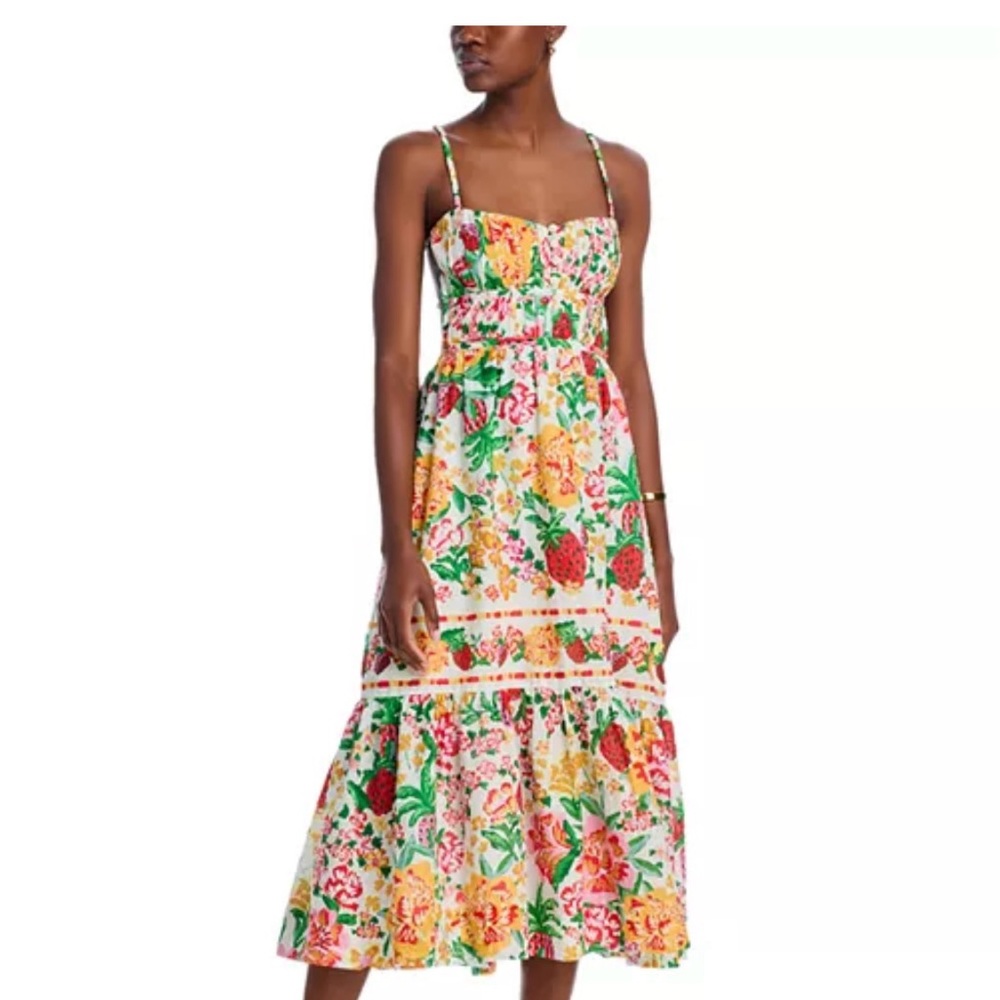 Farm Floral Print Women's Dress